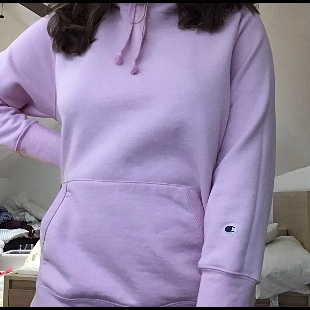 Pink champion sweatshirt